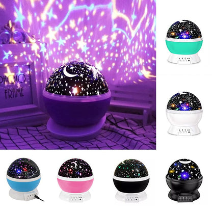 LED žvaigdžių projektorius – šoninis vaizdas, Violetinė