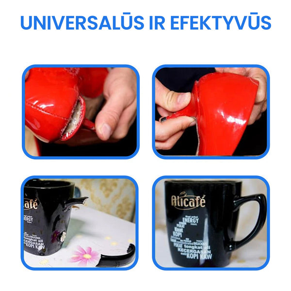 Universalūs stiprios fiksacijos klijai - Mighty Universal Glue – bendras vaizdas