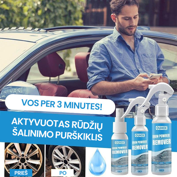 Aktyvuotas rūdžių šalinimo purškiklis – bendras vaizdas, 200 ml