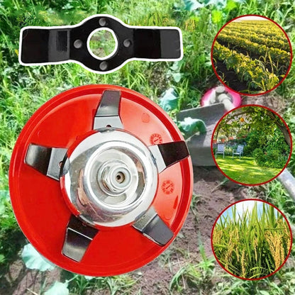 Trijų ir penkių ašmenų diskai bei jungiamoji detalė