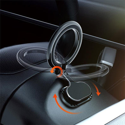 Magnetinis mobiliojo telefono laikiklis – žiedinis telefono laikiklis automobilyje, kitu kampu