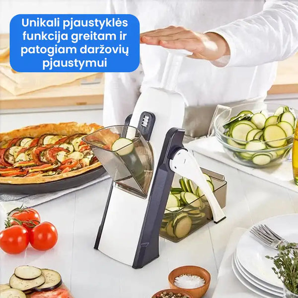 Funkcionali daržovių pjaustyklė – bendras vaizdas