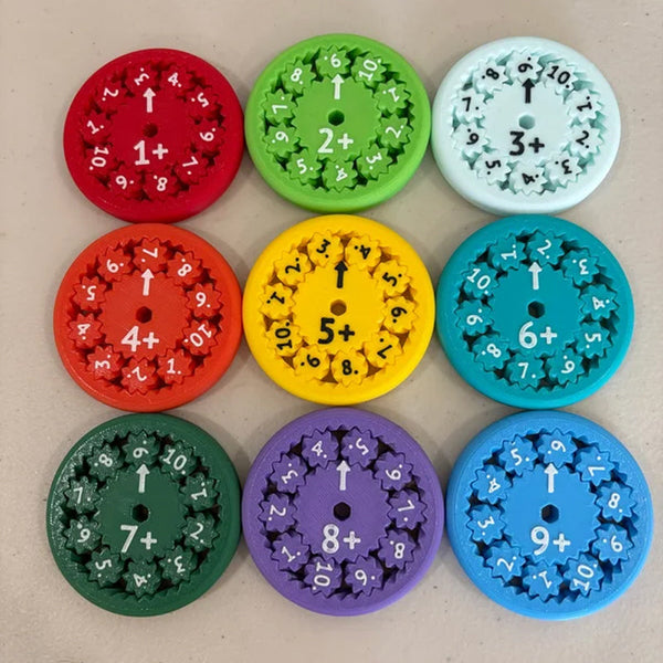 "Fidget spinners" su matematikos užduotim