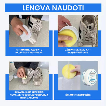 CleanShoe™ - efektyvus batų nešvarumų valiklis – bendras vaizdas