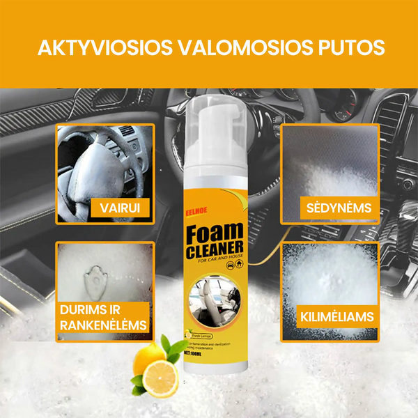 GlossyFex™ – aktyviosios valomosios putos – bendras vaizdas