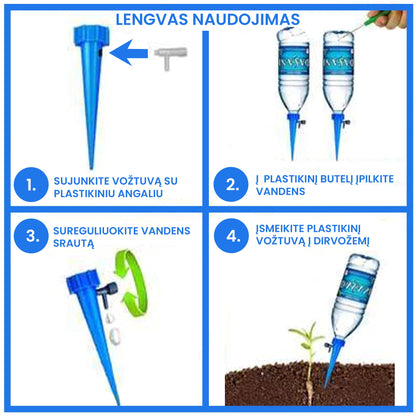Automatinė augalų laistymo sistema (10vnt.) – priekinė pusė