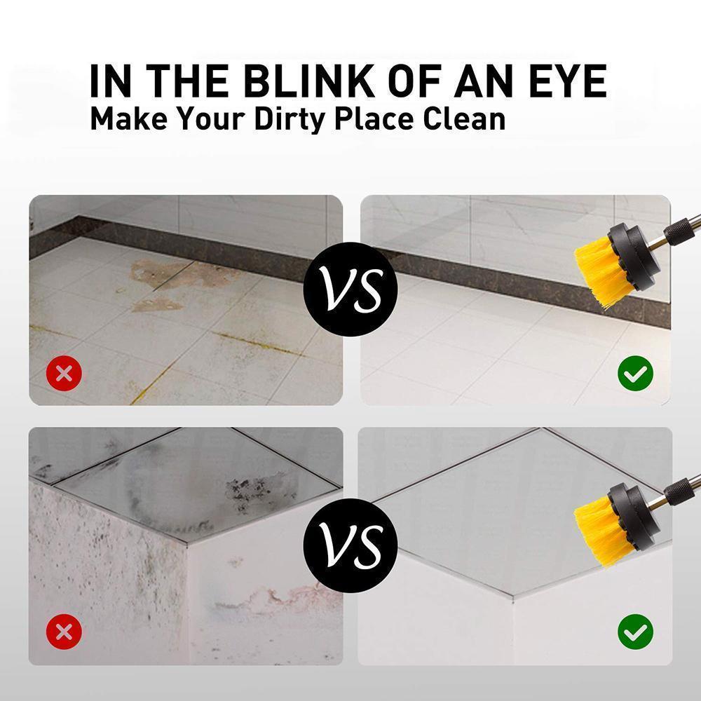 Montuojami valymo šepečiai gręžtuvui (3 vnt.)