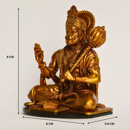 Hanumano statulėlės 8 cm matmenų schema