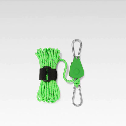 StrongLine™ vėjui atsparus lynas su skriemulio reguliavimu – profilio vaizdas