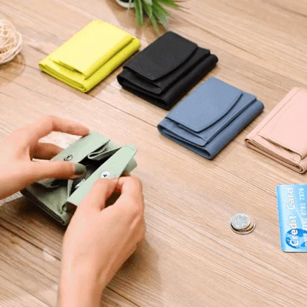 Piniginė su RFID apsauga nuo vagysčių – bendras vaizdas, juoda variantas