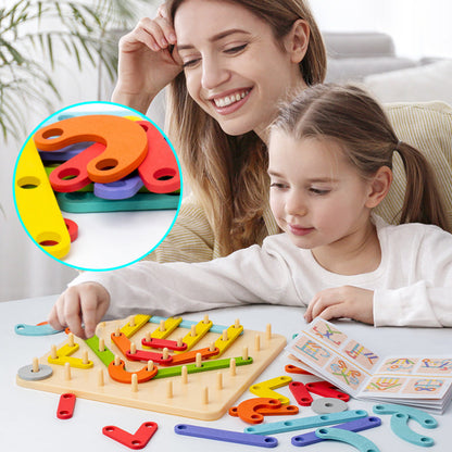 "Montessori" - dėlionė vaikams – paruoštas naudoti