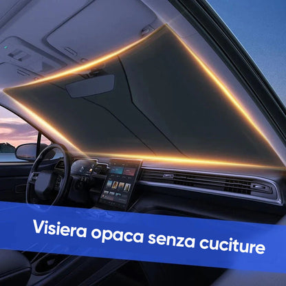 Atspindinčio uždangalo kraštas ir tvirtinimas