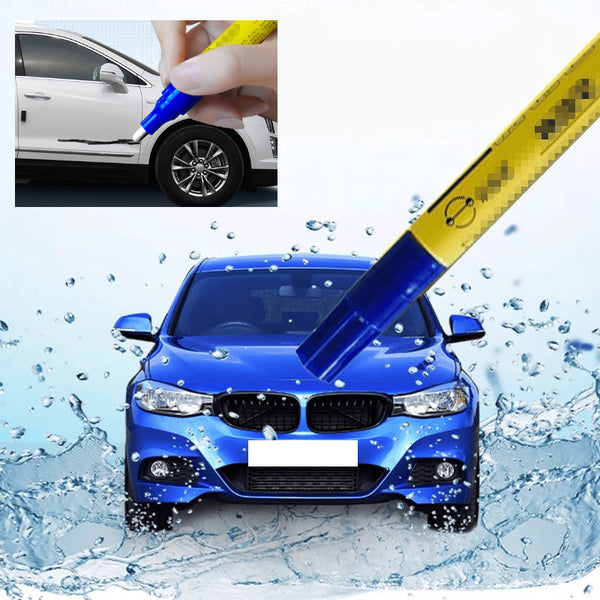 Automobilio dažų korektorius 20 ml - rašiklis prie mėlyno automobilio
