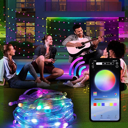 ColorGlow™ – belaidis LED lempučių apšvietimas – bendras vaizdas