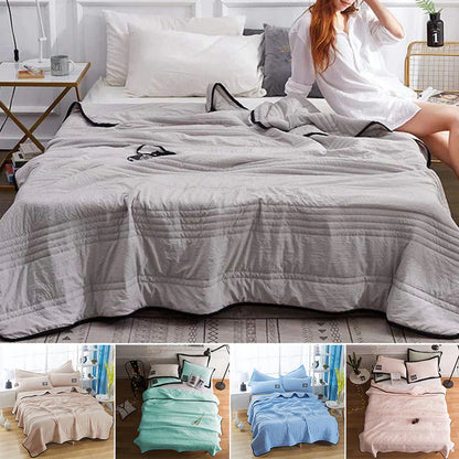 SummerSilk™ natūrali vėsinanti antklodė – šoninis vaizdas