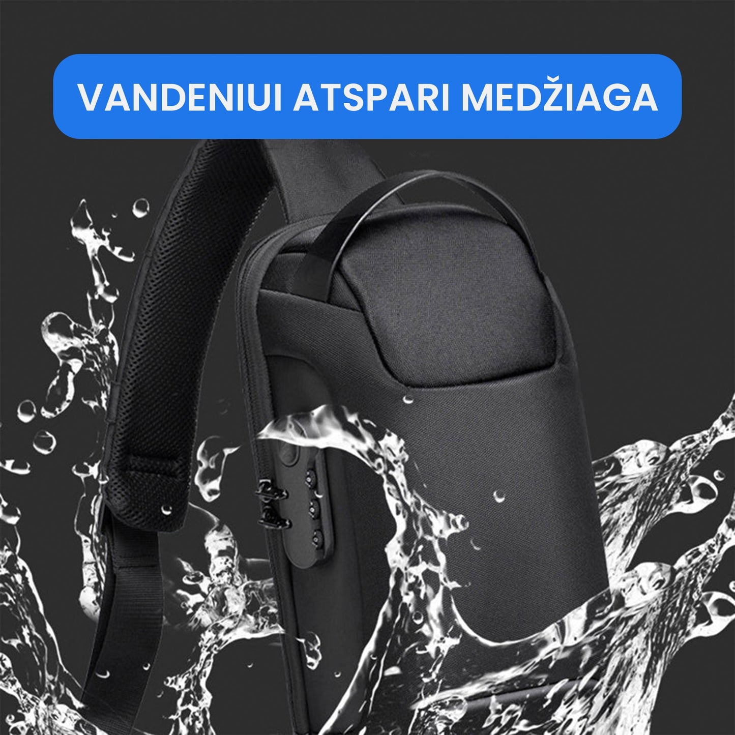 SwissBag™ - Vyriška rankinė per petį