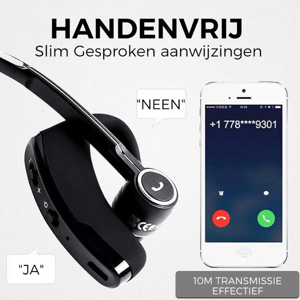 Belaidė Bluetooth ausinė – bendras vaizdas