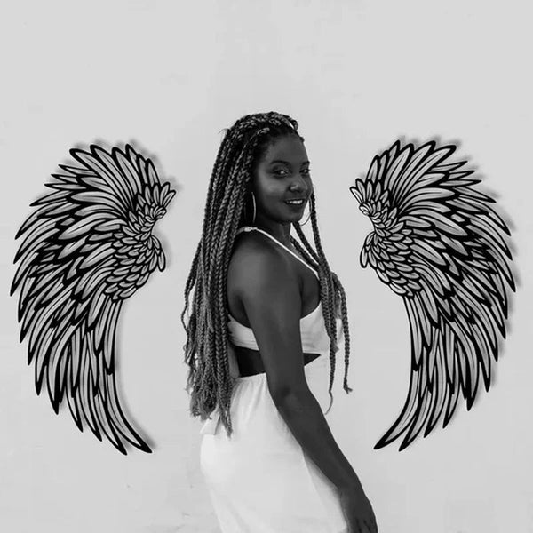 Angelo sparnų sienos dekoracija – bendras gaminio vaizdas