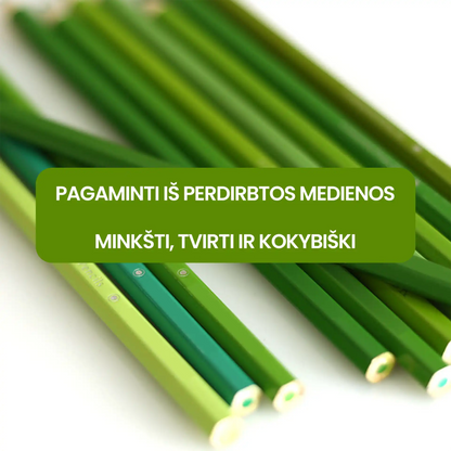 Aliejinių pieštukų rinkinys – priekinė pusė
