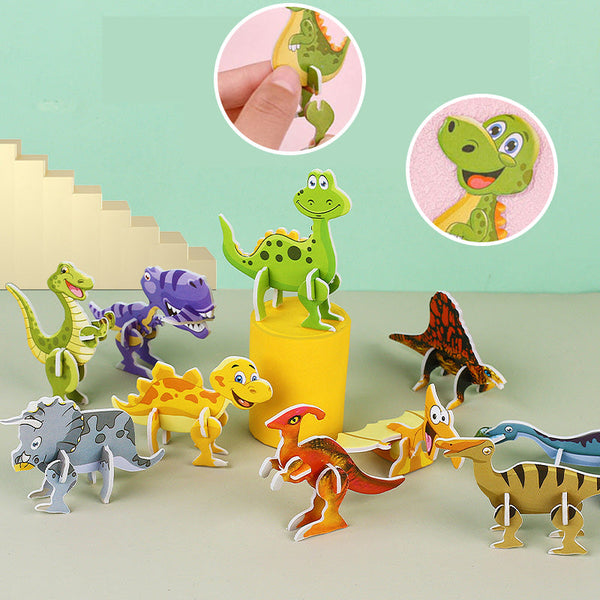 Sukonstruoti dinozaurų 3D modeliai