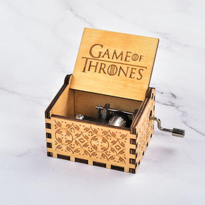Atidaryta Game of Thrones motyvo muzikinė dėžutė