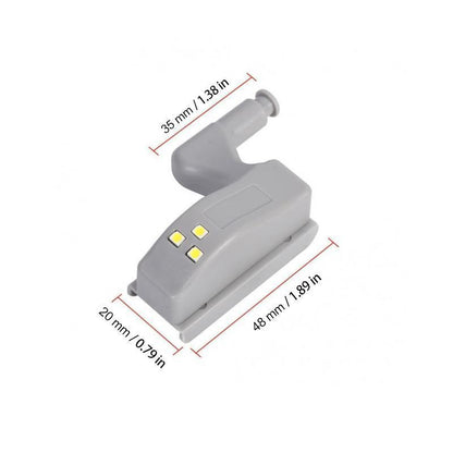 LED spintelės lemputės matmenų schema