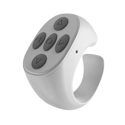 Bluetooth žiedinis telefono pultelis – baltas