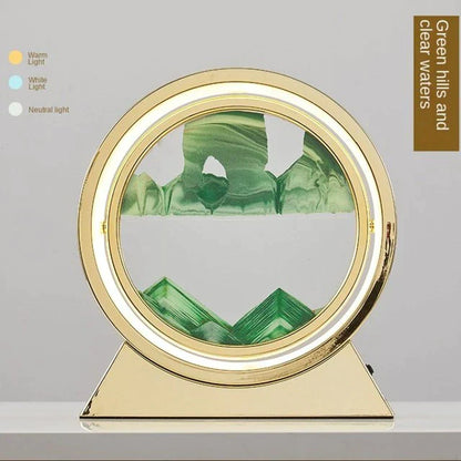 3D LED Krentančio smėlio dekoracija – bendras vaizdas 2