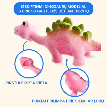 Limpantys mėtomi dinozaurai (10 vnt.) – priekinė pusė