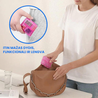 TravelMed™ - nešiojama tablečių dėžutė (2 vnt.) – šoninis vaizdas