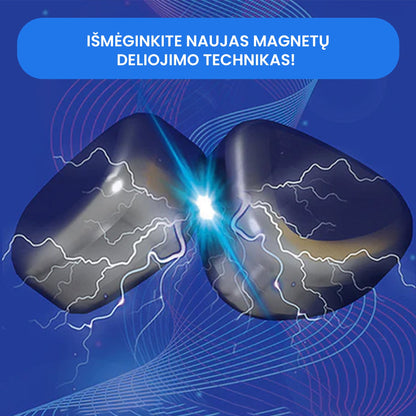 Magnetų dėliojimo žaidimas – šoninis vaizdas