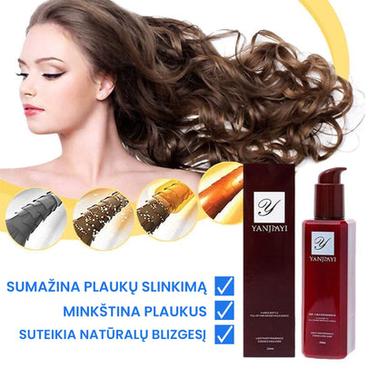 Nenuplaunamas plaukų kondicionierius – šoninis vaizdas