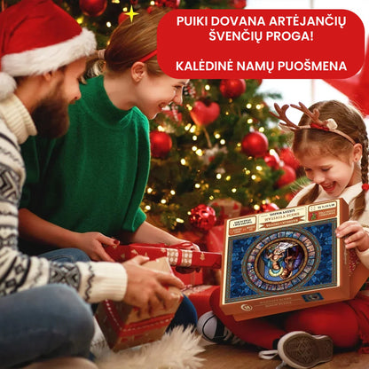 Advento kalendorius - dėlionė "Kristaus gimimas" – naudojimo pavyzdys