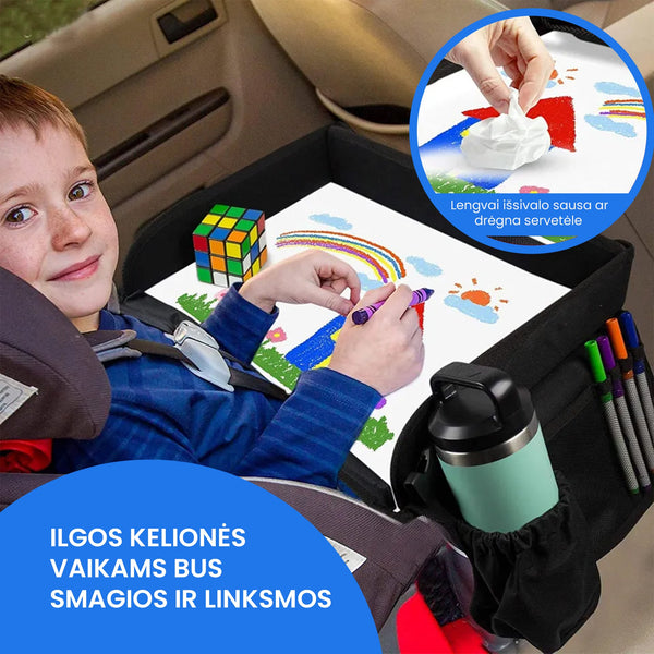 TravelTray™ - kelioninis žaidimų krepšys vaikams – bendras vaizdas