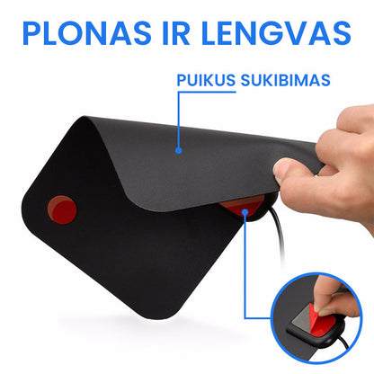 HDTV antena nemokamų kanalų žiūrėjimui – detalė stambiu planu