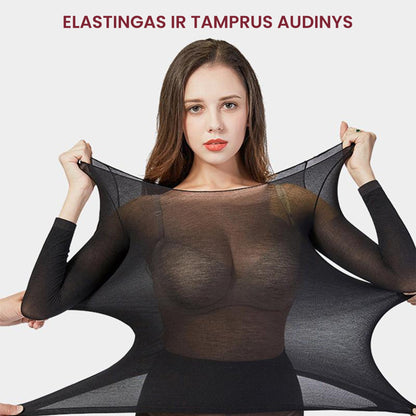 Termo apatiniai drabužiai – naudojimo pavyzdys, Juoda