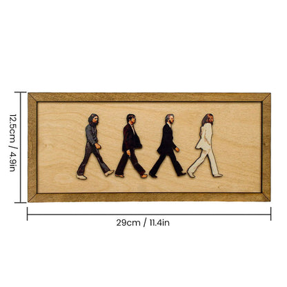 The Beatles paveikslo 29 × 12,5 cm matmenys