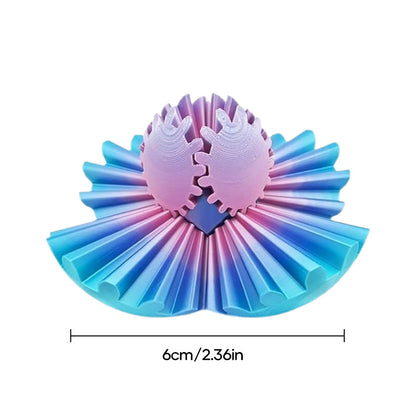 Išskleisto žaislo 6 cm matmenų schema
