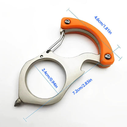 Daugiafunkcinis raktų pakabukas – dydžio ir proporcijų pateikimas