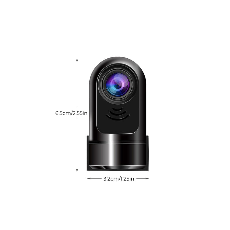 360° Rotuojanti mini kamera su HD raiška