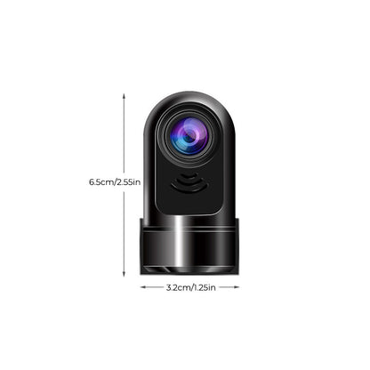 360° Rotuojanti mini kamera su HD raiška – konstrukcijos detalė