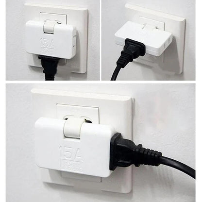 Pasukamas kištukinio lizdo adapteris – pasukimas žemyn