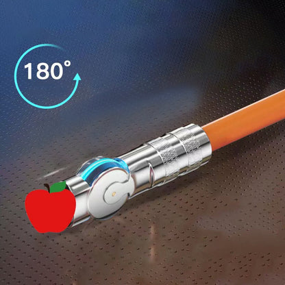 Besisukantis USB įkrovimo kabelis – paruoštas naudoti