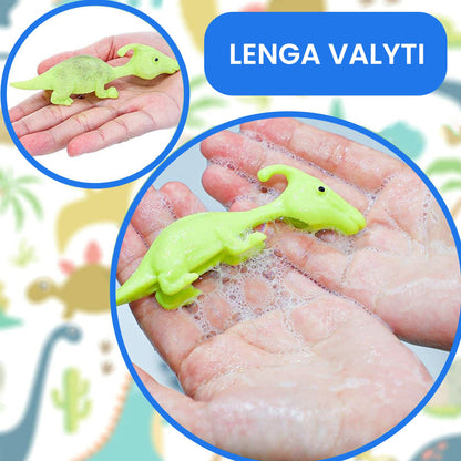 Limpantys mėtomi dinozaurai (10 vnt.) – naudojimo pavyzdys
