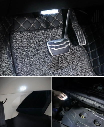 IrozeLED lemputė automobilio kojų ir bagažinės zonose