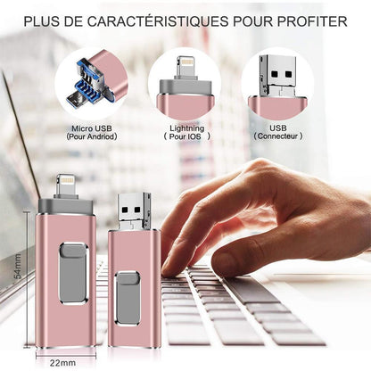 USB atmintinė išmaniajam įrenginiui – konstrukcija iš arti