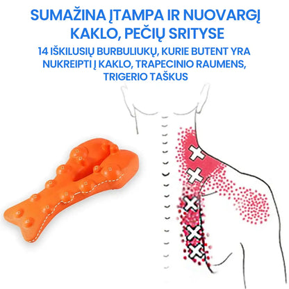 FlexiTrap™ - Kaklo ir nugaros masažuoklis – bendras vaizdas