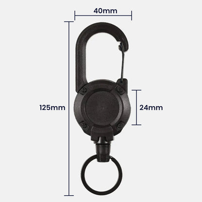 Automatiškai ištraukiamas pakabukas - ReelGrip™ – matmenų schema