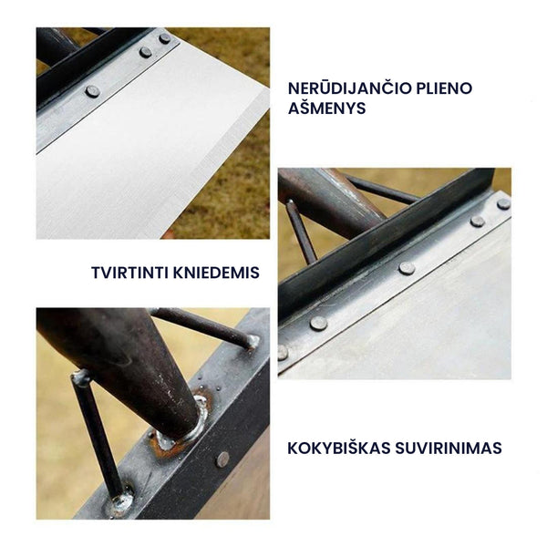 CleanSweep™ - Daugiafunkcinis sodo kastuvas – bendras vaizdas