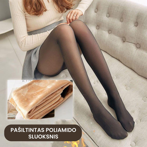 Pašiltintos pėdkelnės – bendras vaizdas, Juoda